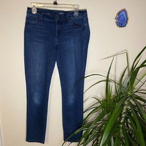 Loft Curvy Skinny Medium Wash Jeans